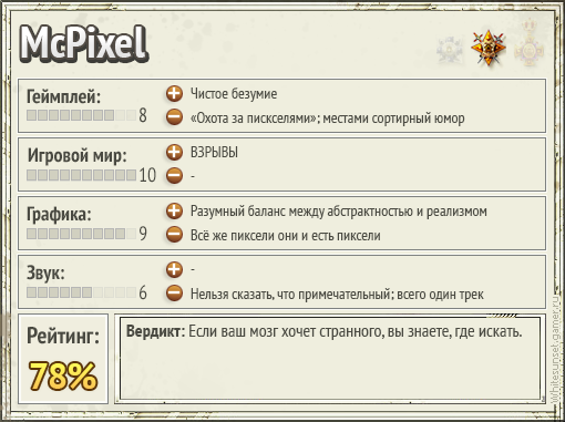 McPixel - «Я говорил тебе, что такое сюрреализм?» Обзор игры